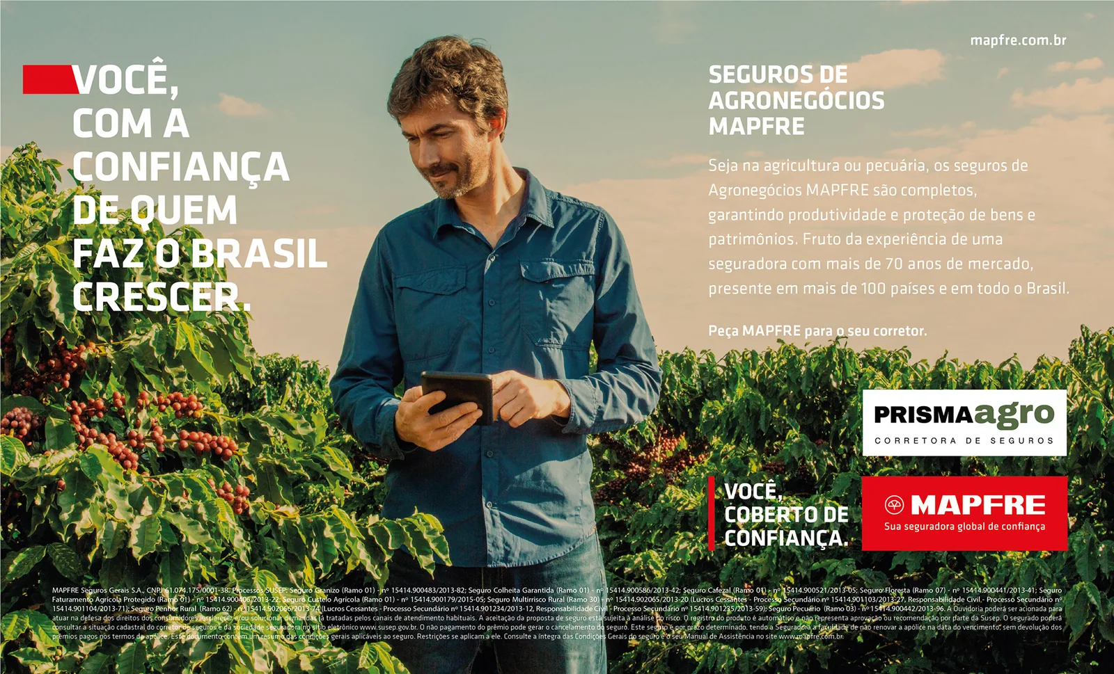 Mapfre. Key visual, direção de arte e comunicação digital.