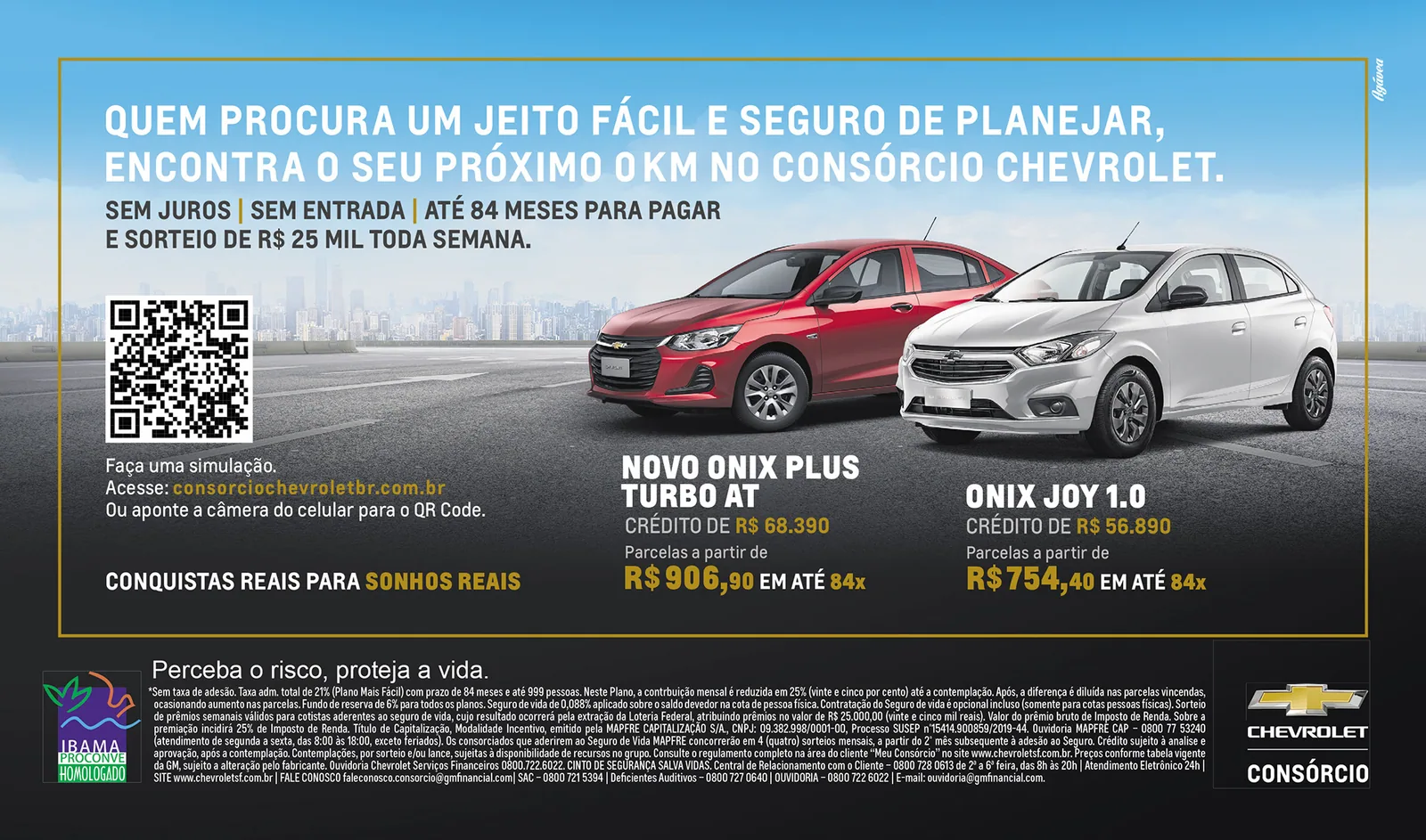 Chevrolet Consórcio. Direção de arte, sistema visual e desdobramentos.