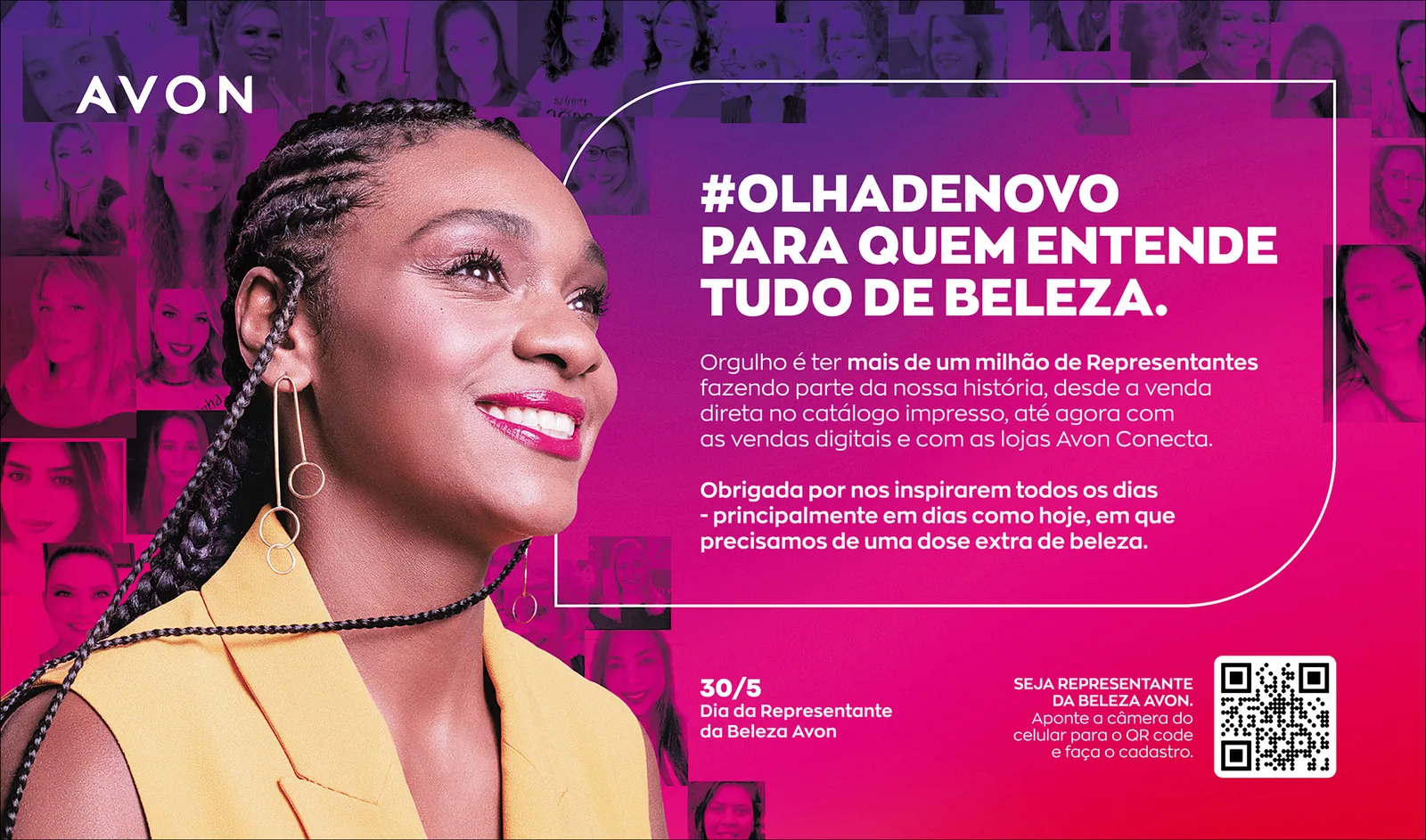 Avon. Conceito visual, direção de arte e conteúdo digital.