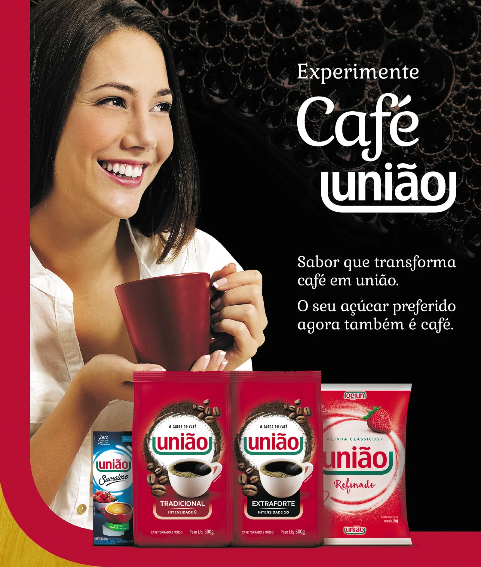Café União. Conceito visual, direção de arte e campanha.