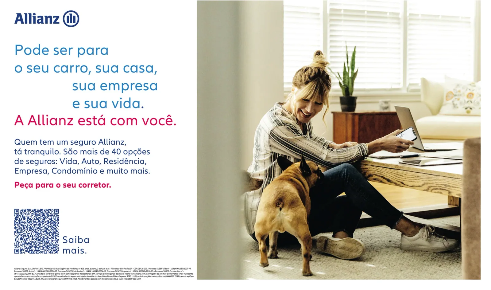 Allianz. Direção de arte, sistema visual e campanha integrada.